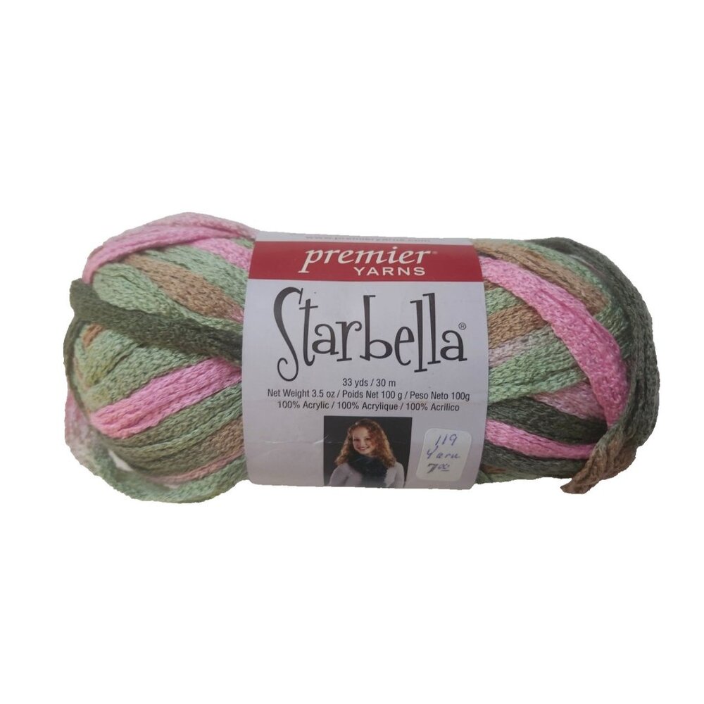 Starbella Spring Bouquet Ribbon Yarn 33 Yds 100% Acrylic 100g